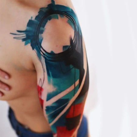 abstract tattoo