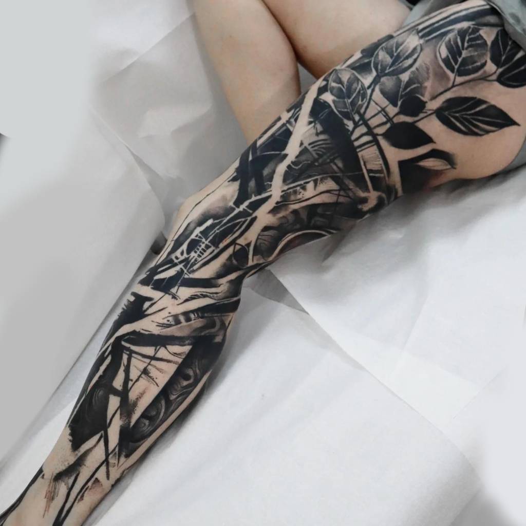 abstract tattoo