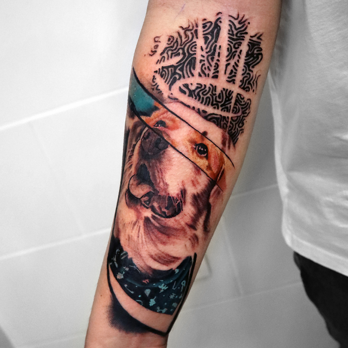 abstract tattoo
