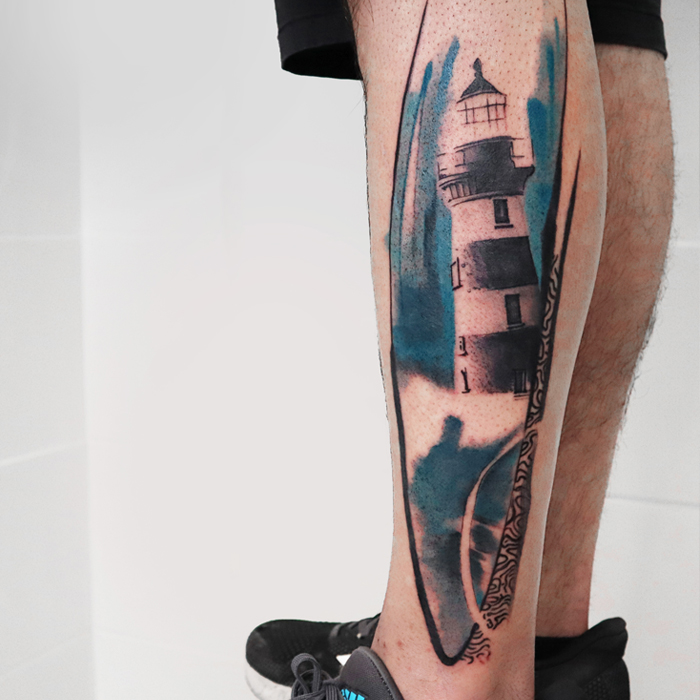 lighthouse tattoo